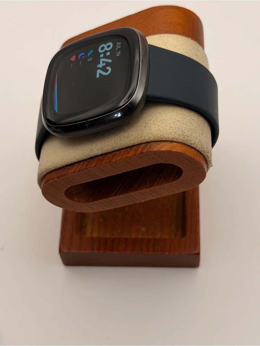 Fitbit Sense Advanced, Black/Blue, Tested, Charger Included, Very Good